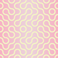 Vector abstract Truchet wavy style seamless pattern repeat