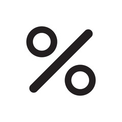 Percent vector icon