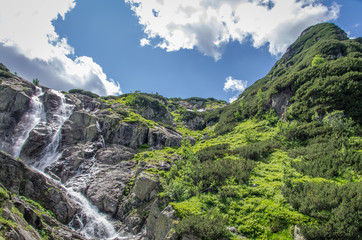 Fototapeta na wymiar The Great Siklawa Waterfall, Tatra Mountains, Poland