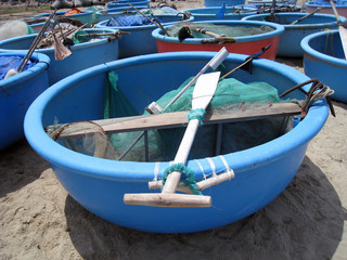 Fototapeta na wymiar vietnamese fishing boats