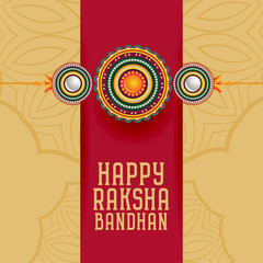 traditional raksha bandhan hindu festival greeting