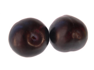 plum isolated on white background