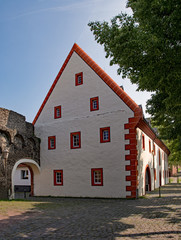 Nebengebäude des Steinheimer Schlosses in Steinheim, Stadt Hanau, Hessen, Deutschland 