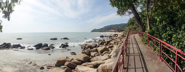 Teluk Cempedak Beach in Kuantan, Pahang, Malaysia
