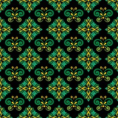 ethnic Vector seamless pattern, Stylish fabric print. Creative Design inspiration for batik or cloth,carpet,wallpaper,clothing,wrapping,Batik,textile background.