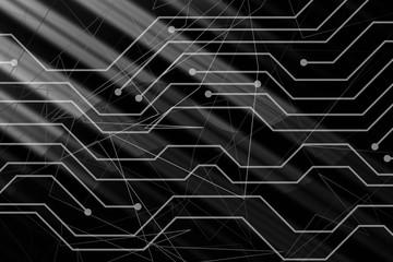 abstract, blue, design, texture, pattern, wallpaper, technology, illustration, light, lines, line, black, backdrop, wave, curve, metal, digital, motion, graphic, art, 3d, backgrounds, futuristic