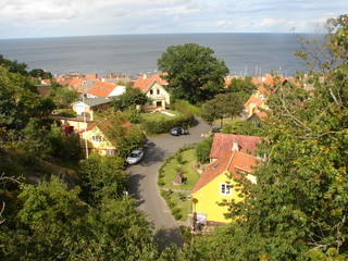 Obraz premium Miasteczko rybackie