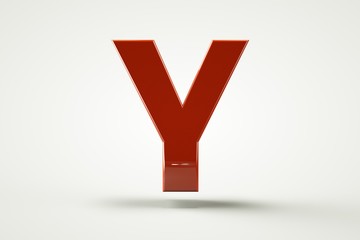 3d letter collection.letter Y