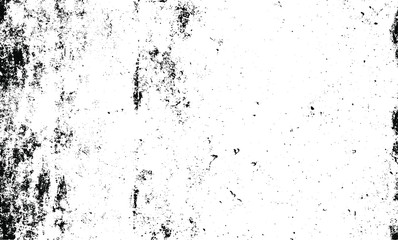 Naklejka na ściany i meble Uneven, natural black and white texture vector. Distressed overlay texture. Grunge background. Abstract textured effect. Vector Illustration. Black isolated on white background. EPS10.