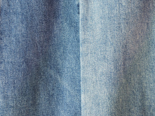 Blue Jeans two color background. two tone danim background.