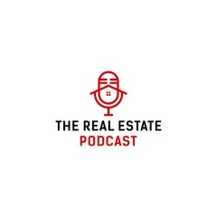 Real estate podcast logo template