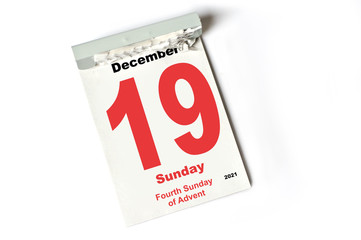 19. December 2021 Fourth Sunday of Advent