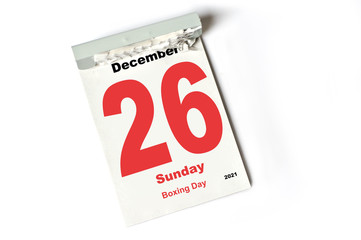 26. December 2021 Boxing Day
