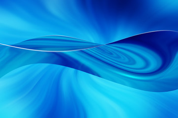 Abstract blue background with smooth lines