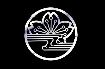 Date waving flag illustration.