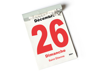 26. Décembre 2021  Saint Etienne