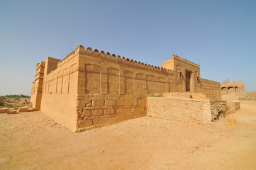 Makli Necropolis  -  one of the largest funerary sites in the world, near the city of Thatta, in Pakistan.