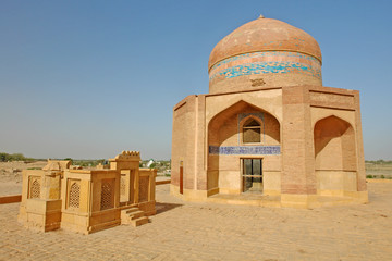 Makli Necropolis  -  one of the largest funerary sites in the world, near the city of Thatta, in Pakistan. © robnaw