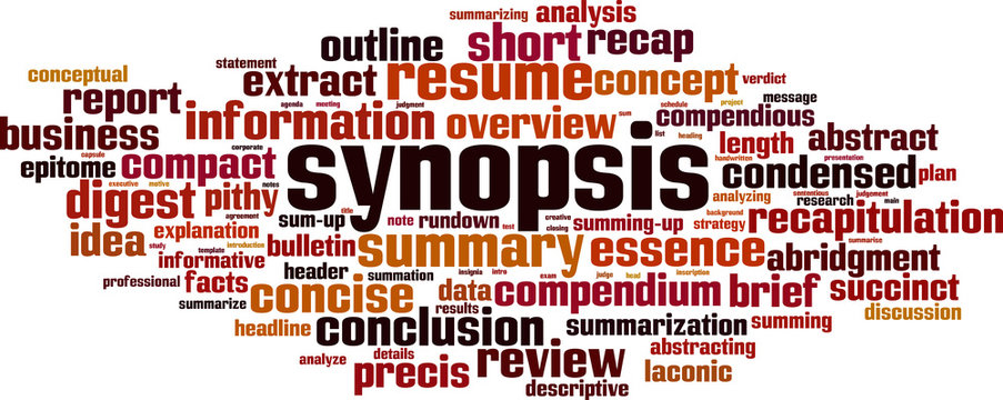 Synopsis word cloud