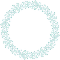 wreath of leaves