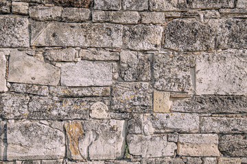 Abstract architectural stone wall