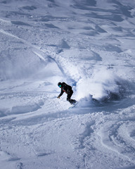 snowboarder jumping in the air