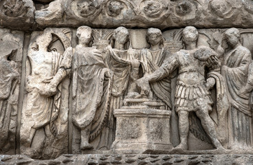 Arc de Galère à Thessalonique, Grèce (détail)