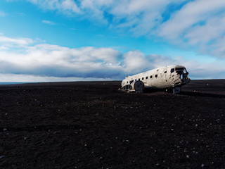 Abandoned airplane