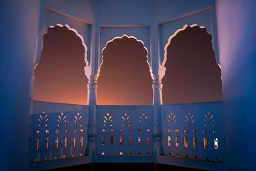 The balcony in indian style