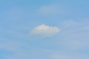 Blue sky with clouds. Natural background texture.