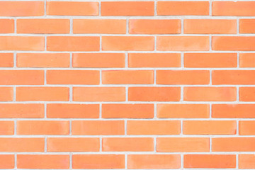 Seamless design vintage style orange brown brick wall detailed pattern textured background