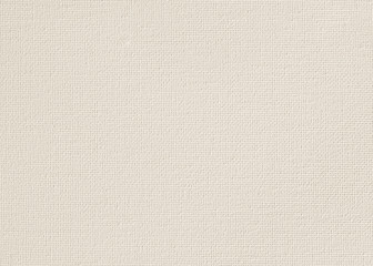 Canvas burlap fabric texture background for arts painting in beige light white sepia cream color