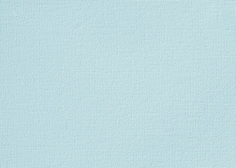 Canvas burlap natural fabric pattern background for painting in pastel teal blue color