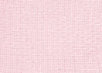 Pink canvas burlap fabric texture background for arts painting in light sweet pale old rose pastel...