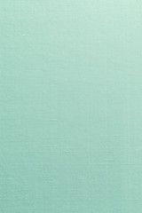 Green silk cloth background cotton linen blended fabric textile texture in light cyan blue turquoise aqua green color