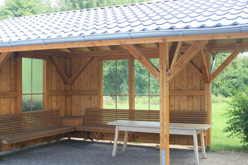 Fototapeta premium Bushaltestelle