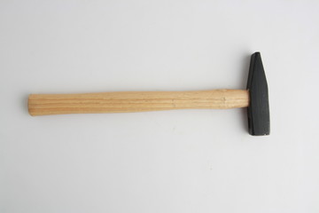 The claw hammer on white background