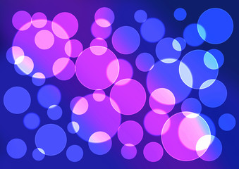 Abstract digital background with lights. Bokeh effect texture