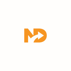 ND latter logo design