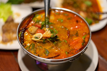 Tom Yum Goong,Thai Food in hot pot