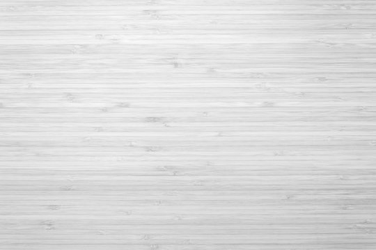 Bamboo wood background in white gray color top view..