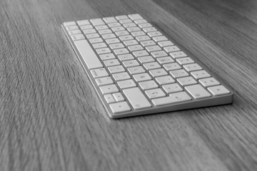 Teclado blanco