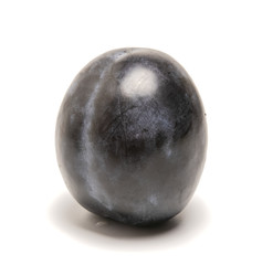 beautiful plum on a white background