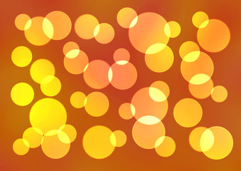 Abstract gold digital background with lights. Bokeh effect texture. Cards, invitations, covers, paper and web design.