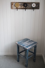 Scandinavian living style. Wooden background. 