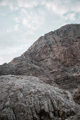 Rock Mountains in the Desert 