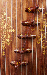 Gayageum is a Korean traditional instrument.