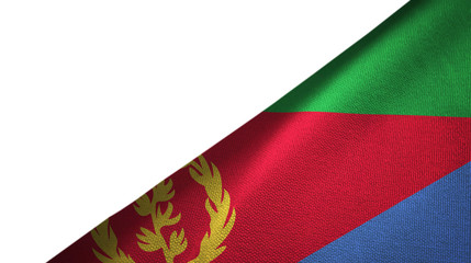 Eritrea flag right side with blank copy space