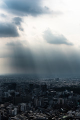 神秘的な東京の空　Mystical Tokyo Sky