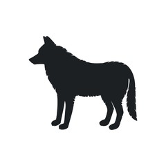 Wolf silhouette